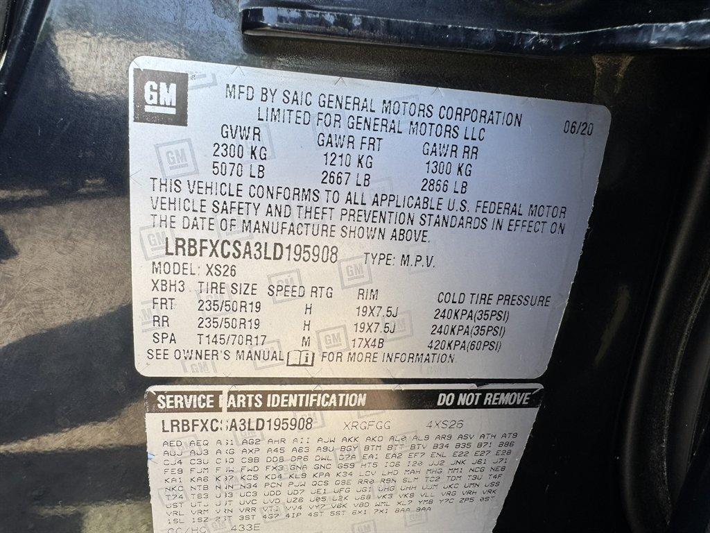 2020 Blue /Grey Buick Envision (LRBFXCSA3LD) with an 2.5l I-4 DI Dohc VVT Flex engine, Automatic transmission, located at 745 East Steele Rd., West Columbia, SC, 29170, (803) 755-9148, 33.927212, -81.148483 - Photo#36