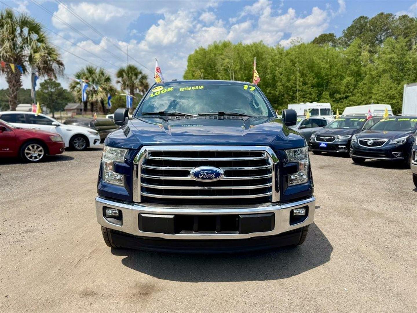 2017 Blue /Grey Ford F150 (1FTEX1CG2HF) with an 3.5l V6 DI T/C Ecoboost 3 engine, Automatic transmission, located at 745 East Steele Rd., West Columbia, SC, 29170, (803) 755-9148, 33.927212, -81.148483 - Photo#1