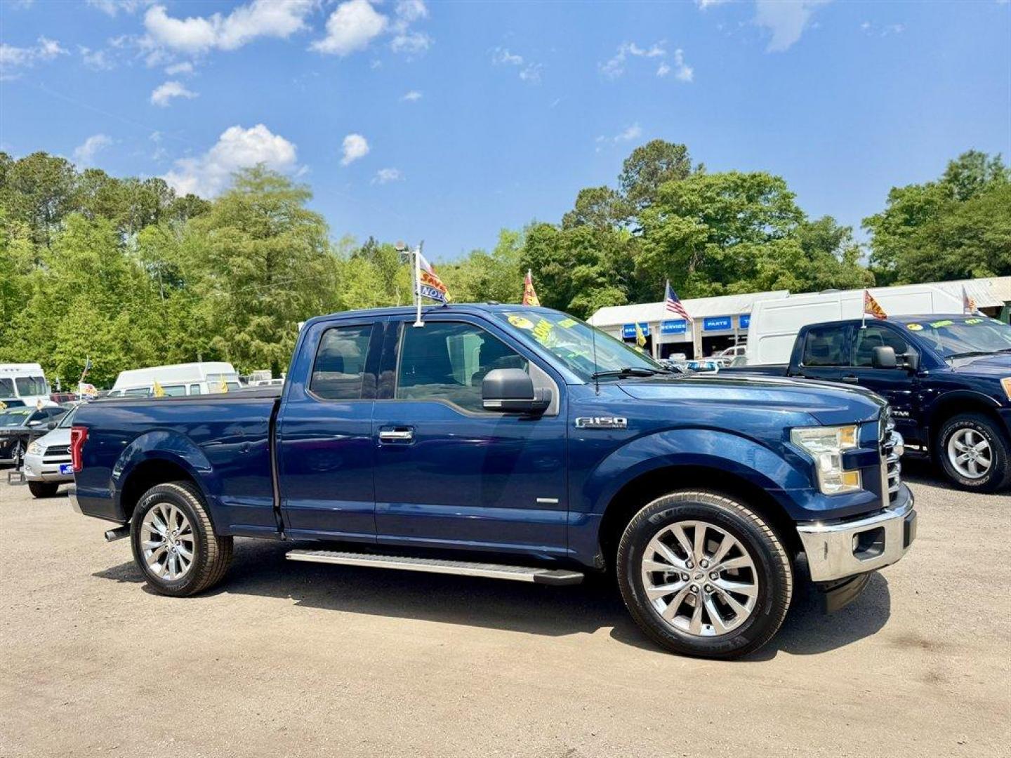 2017 Blue /Grey Ford F150 (1FTEX1CG2HF) with an 3.5l V6 DI T/C Ecoboost 3 engine, Automatic transmission, located at 745 East Steele Rd., West Columbia, SC, 29170, (803) 755-9148, 33.927212, -81.148483 - Photo#2