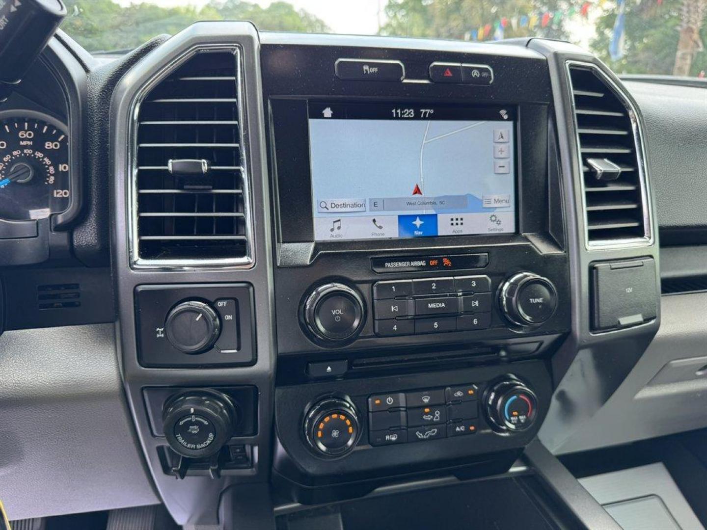 2017 Blue /Grey Ford F150 (1FTEX1CG2HF) with an 3.5l V6 DI T/C Ecoboost 3 engine, Automatic transmission, located at 745 East Steele Rd., West Columbia, SC, 29170, (803) 755-9148, 33.927212, -81.148483 - Photo#14