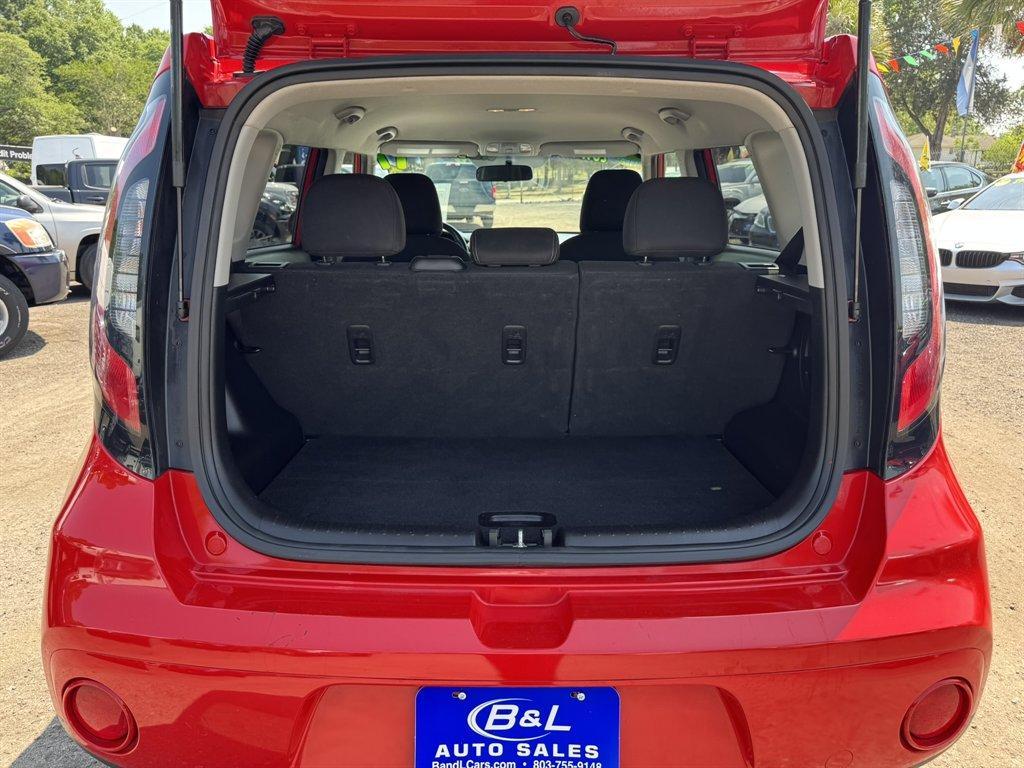 2017 Red /Black Kia Soul (KNDJP3A51H7) with an 2.0l I-4 DI Dohc 2.0l engine, Automatic transmission, located at 745 East Steele Rd., West Columbia, SC, 29170, (803) 755-9148, 33.927212, -81.148483 - Photo#25