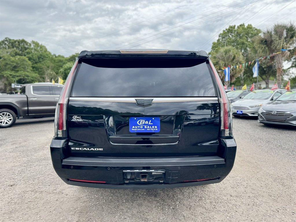 2015 Black /Black Cadillac Escalade (1GYS4TKJ5FR) with an 6.2l V8 DI VVT Flex 6.2l engine, Automatic transmission, located at 745 East Steele Rd., West Columbia, SC, 29170, (803) 755-9148, 33.927212, -81.148483 - Photo#4