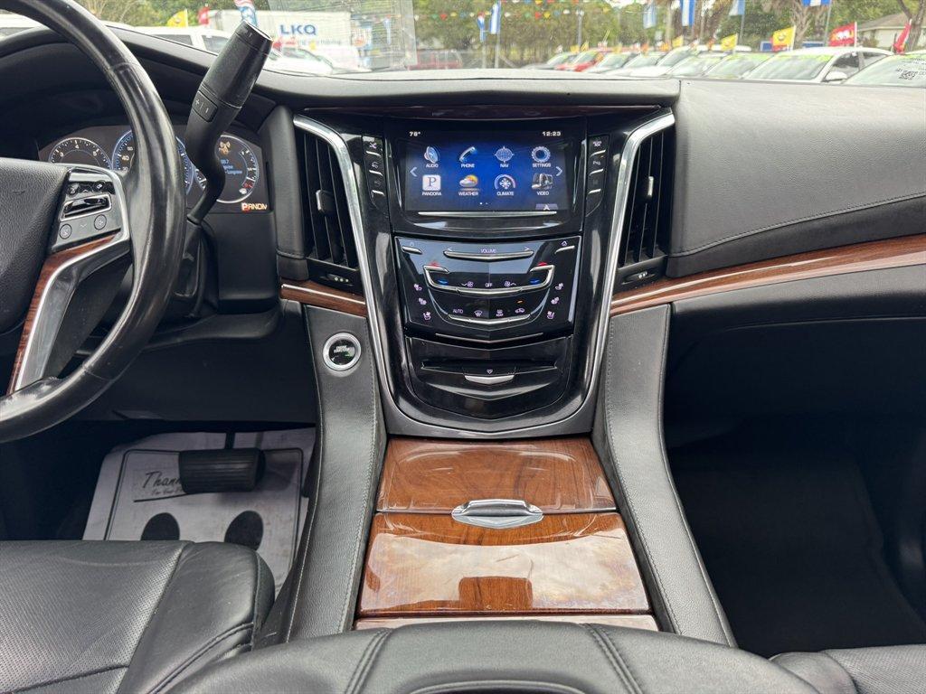 2015 Black /Black Cadillac Escalade (1GYS4TKJ5FR) with an 6.2l V8 DI VVT Flex 6.2l engine, Automatic transmission, located at 745 East Steele Rd., West Columbia, SC, 29170, (803) 755-9148, 33.927212, -81.148483 - Photo#11