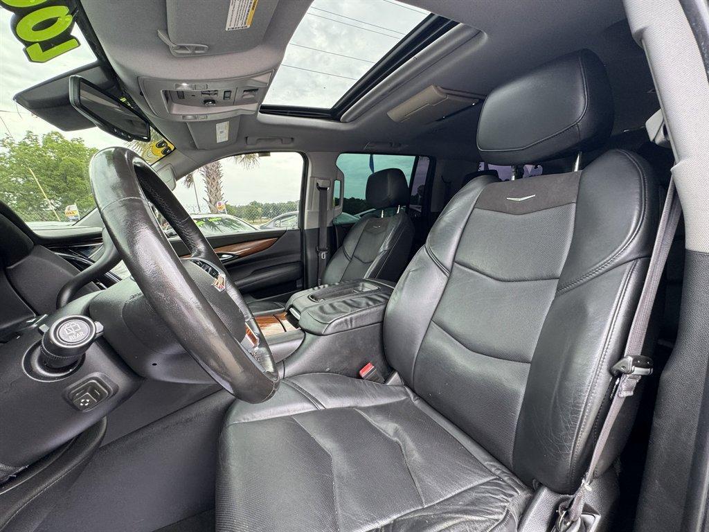 2015 Black /Black Cadillac Escalade (1GYS4TKJ5FR) with an 6.2l V8 DI VVT Flex 6.2l engine, Automatic transmission, located at 745 East Steele Rd., West Columbia, SC, 29170, (803) 755-9148, 33.927212, -81.148483 - Photo#20
