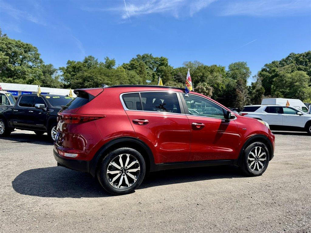 2019 Red /Grey Kia Sportage (KNDPNCAC7K7) with an 2.4l I-4 DI Dohc 2.4l engine, Automatic transmission, located at 745 East Steele Rd., West Columbia, SC, 29170, (803) 755-9148, 33.927212, -81.148483 - Photo#3