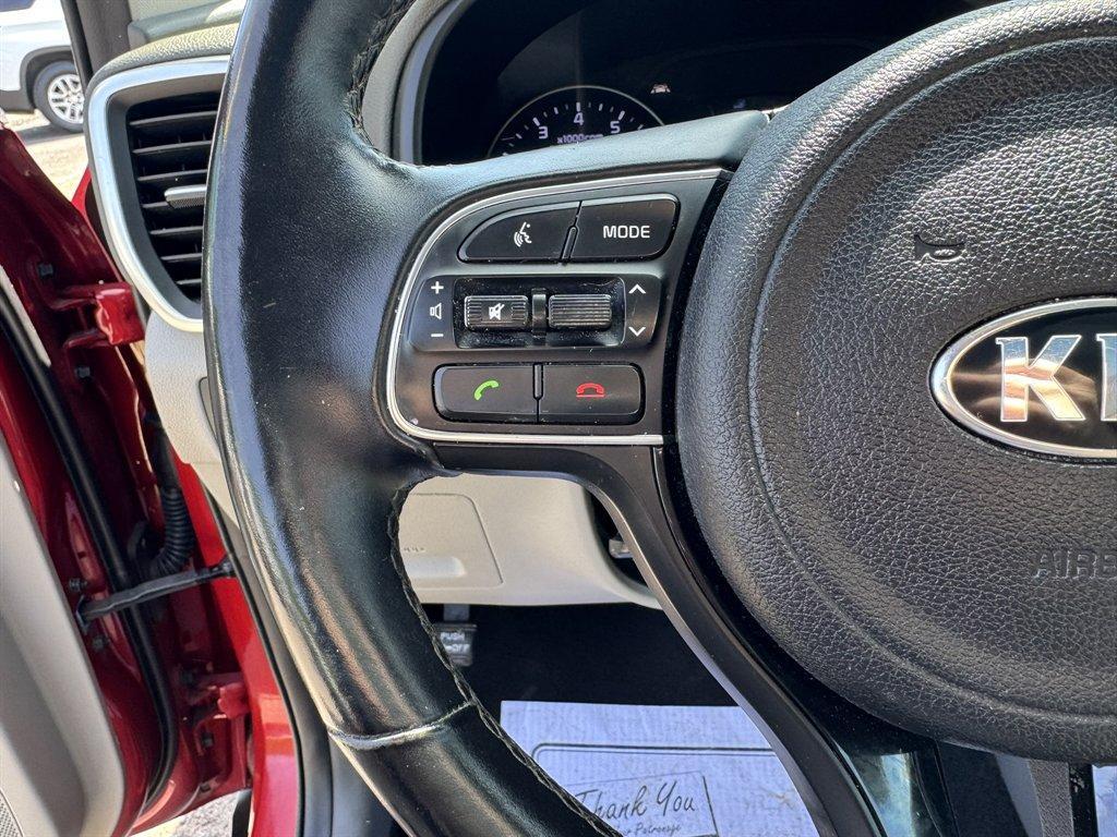 2019 Red /Grey Kia Sportage (KNDPNCAC7K7) with an 2.4l I-4 DI Dohc 2.4l engine, Automatic transmission, located at 745 East Steele Rd., West Columbia, SC, 29170, (803) 755-9148, 33.927212, -81.148483 - Photo#8