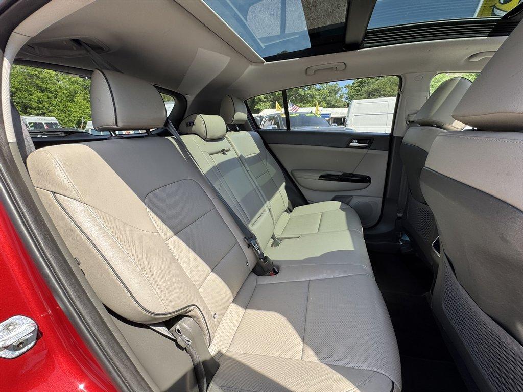 2019 Red /Grey Kia Sportage (KNDPNCAC7K7) with an 2.4l I-4 DI Dohc 2.4l engine, Automatic transmission, located at 745 East Steele Rd., West Columbia, SC, 29170, (803) 755-9148, 33.927212, -81.148483 - Photo#26