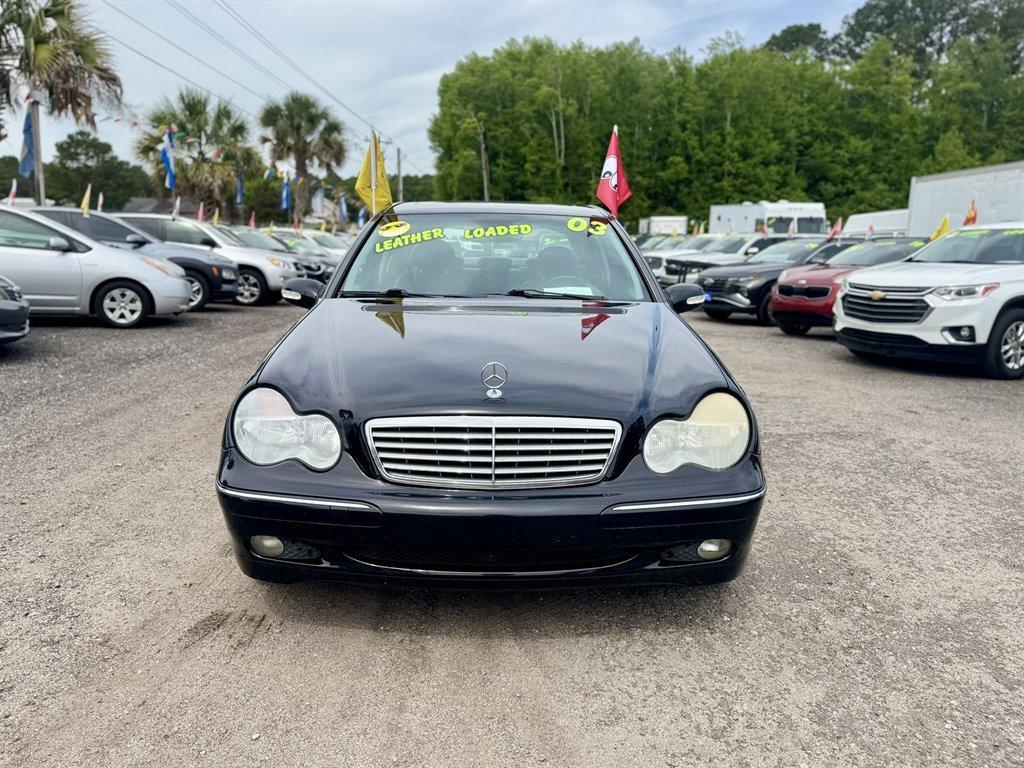 2003 Black /Black Mercedes-Benz C Class (WDBRF61J83F) with an 2.6l V6 EFI Sohc 2.6l engine, Automatic transmission, located at 745 East Steele Rd., West Columbia, SC, 29170, (803) 755-9148, 33.927212, -81.148483 - Photo#1