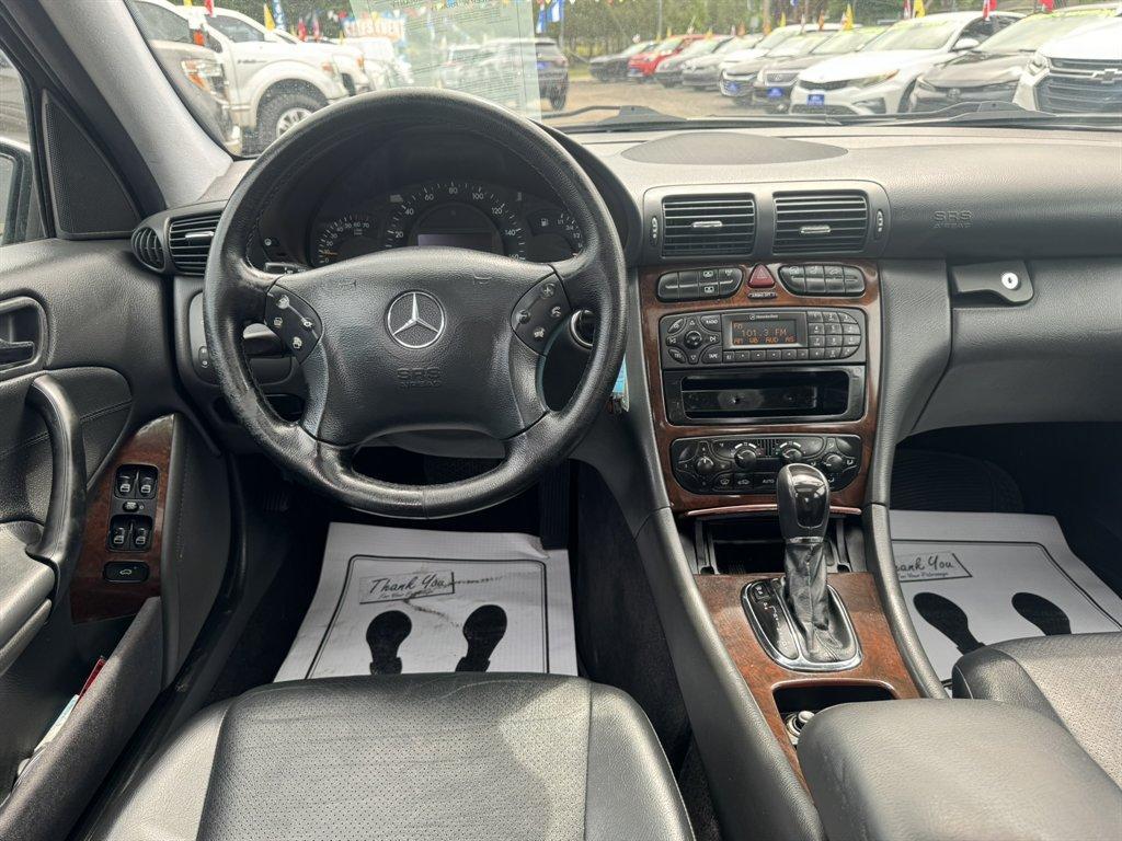 2003 Black /Black Mercedes-Benz C Class (WDBRF61J83F) with an 2.6l V6 EFI Sohc 2.6l engine, Automatic transmission, located at 745 East Steele Rd., West Columbia, SC, 29170, (803) 755-9148, 33.927212, -81.148483 - Photo#6