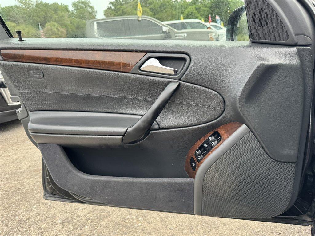 2003 Black /Black Mercedes-Benz C Class (WDBRF61J83F) with an 2.6l V6 EFI Sohc 2.6l engine, Automatic transmission, located at 745 East Steele Rd., West Columbia, SC, 29170, (803) 755-9148, 33.927212, -81.148483 - Photo#15