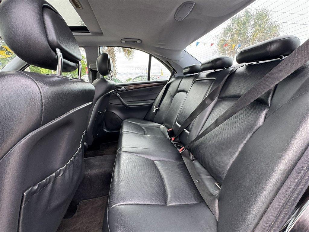 2003 Black /Black Mercedes-Benz C Class (WDBRF61J83F) with an 2.6l V6 EFI Sohc 2.6l engine, Automatic transmission, located at 745 East Steele Rd., West Columbia, SC, 29170, (803) 755-9148, 33.927212, -81.148483 - Photo#19