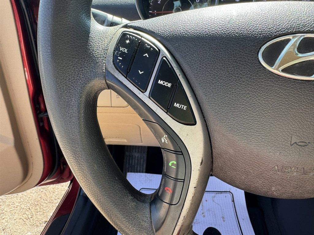 2013 Red /Taupe Hyundai Elantra (5NPDH4AE3DH) with an 1.8l I-4 MPI Dohc 1.8l engine, Automatic transmission, located at 745 East Steele Rd., West Columbia, SC, 29170, (803) 755-9148, 33.927212, -81.148483 - Photo#8