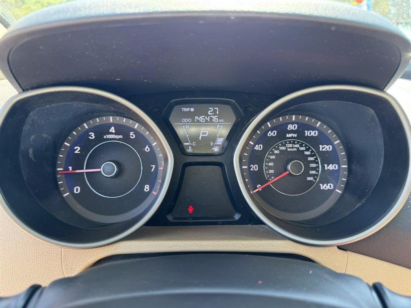 2013 Red /Taupe Hyundai Elantra (5NPDH4AE3DH) with an 1.8l I-4 MPI Dohc 1.8l engine, Automatic transmission, located at 745 East Steele Rd., West Columbia, SC, 29170, (803) 755-9148, 33.927212, -81.148483- Photo#10
