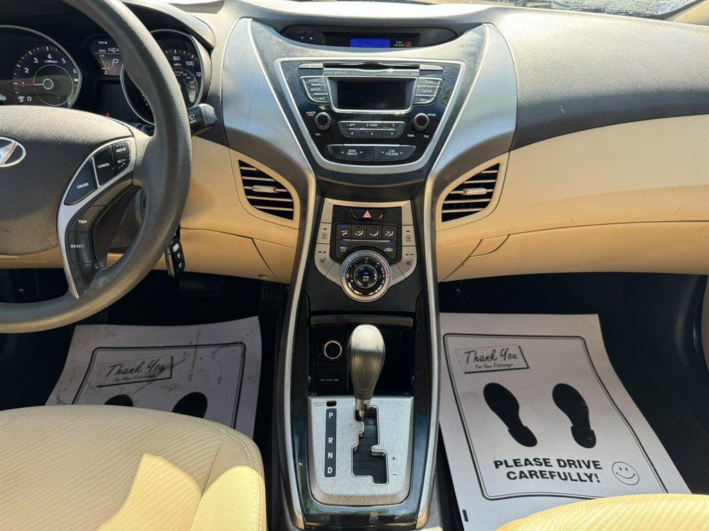 2013 Red /Taupe Hyundai Elantra (5NPDH4AE3DH) with an 1.8l I-4 MPI Dohc 1.8l engine, Automatic transmission, located at 745 East Steele Rd., West Columbia, SC, 29170, (803) 755-9148, 33.927212, -81.148483 - Photo#11