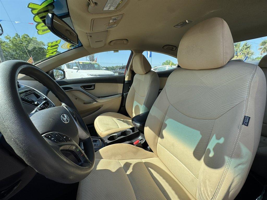 2013 Red /Taupe Hyundai Elantra (5NPDH4AE3DH) with an 1.8l I-4 MPI Dohc 1.8l engine, Automatic transmission, located at 745 East Steele Rd., West Columbia, SC, 29170, (803) 755-9148, 33.927212, -81.148483 - Photo#16