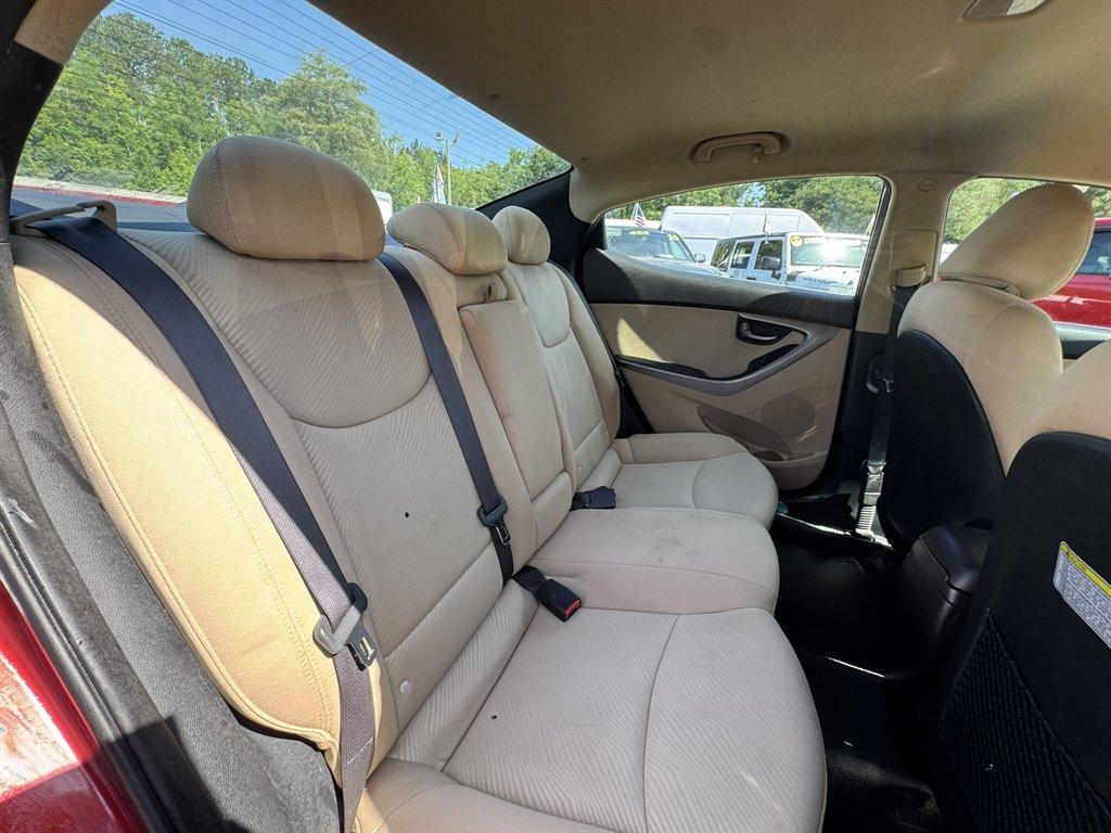 2013 Red /Taupe Hyundai Elantra (5NPDH4AE3DH) with an 1.8l I-4 MPI Dohc 1.8l engine, Automatic transmission, located at 745 East Steele Rd., West Columbia, SC, 29170, (803) 755-9148, 33.927212, -81.148483 - Photo#20