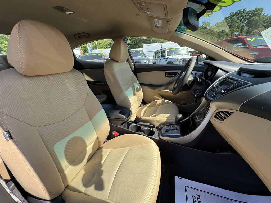 2013 Red /Taupe Hyundai Elantra (5NPDH4AE3DH) with an 1.8l I-4 MPI Dohc 1.8l engine, Automatic transmission, located at 745 East Steele Rd., West Columbia, SC, 29170, (803) 755-9148, 33.927212, -81.148483 - Photo#22