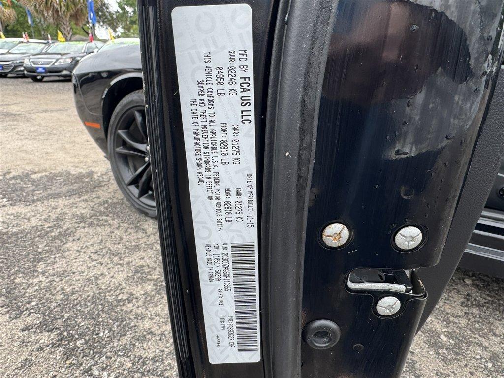 2016 Black /Black Dodge Challenger (2C3CDZAG5GH) with an 3.6l V6 MPI Dohc VVT Flex engine, Automatic transmission, located at 745 East Steele Rd., West Columbia, SC, 29170, (803) 755-9148, 33.927212, -81.148483 - Photo#26