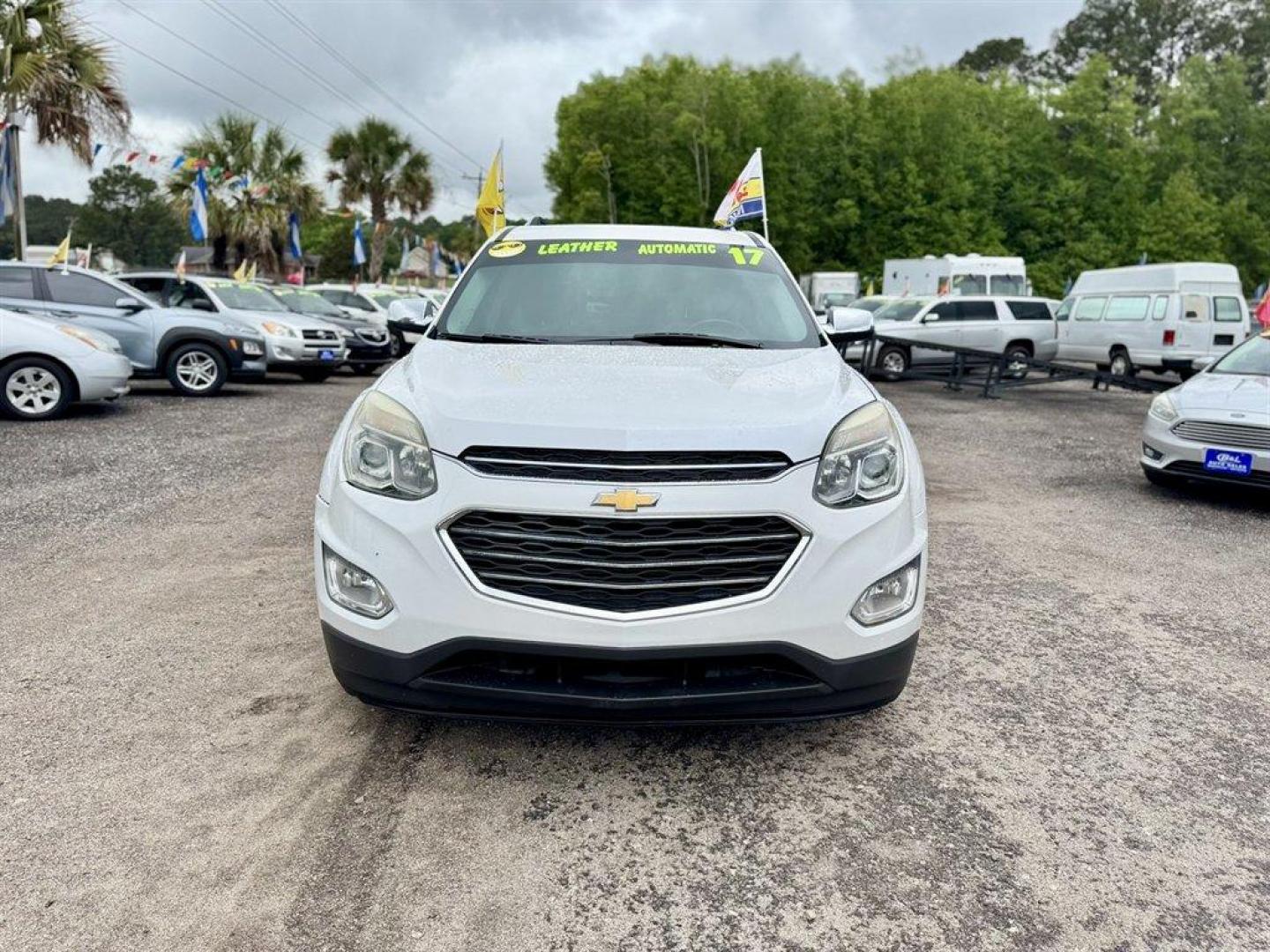2017 White /Brown Chevrolet Equinox (2GNALDEK4H1) with an 2.4l I-4 Sidi Dohc Flex 2 engine, Automatic transmission, located at 745 East Steele Rd., West Columbia, SC, 29170, (803) 755-9148, 33.927212, -81.148483 - Photo#1