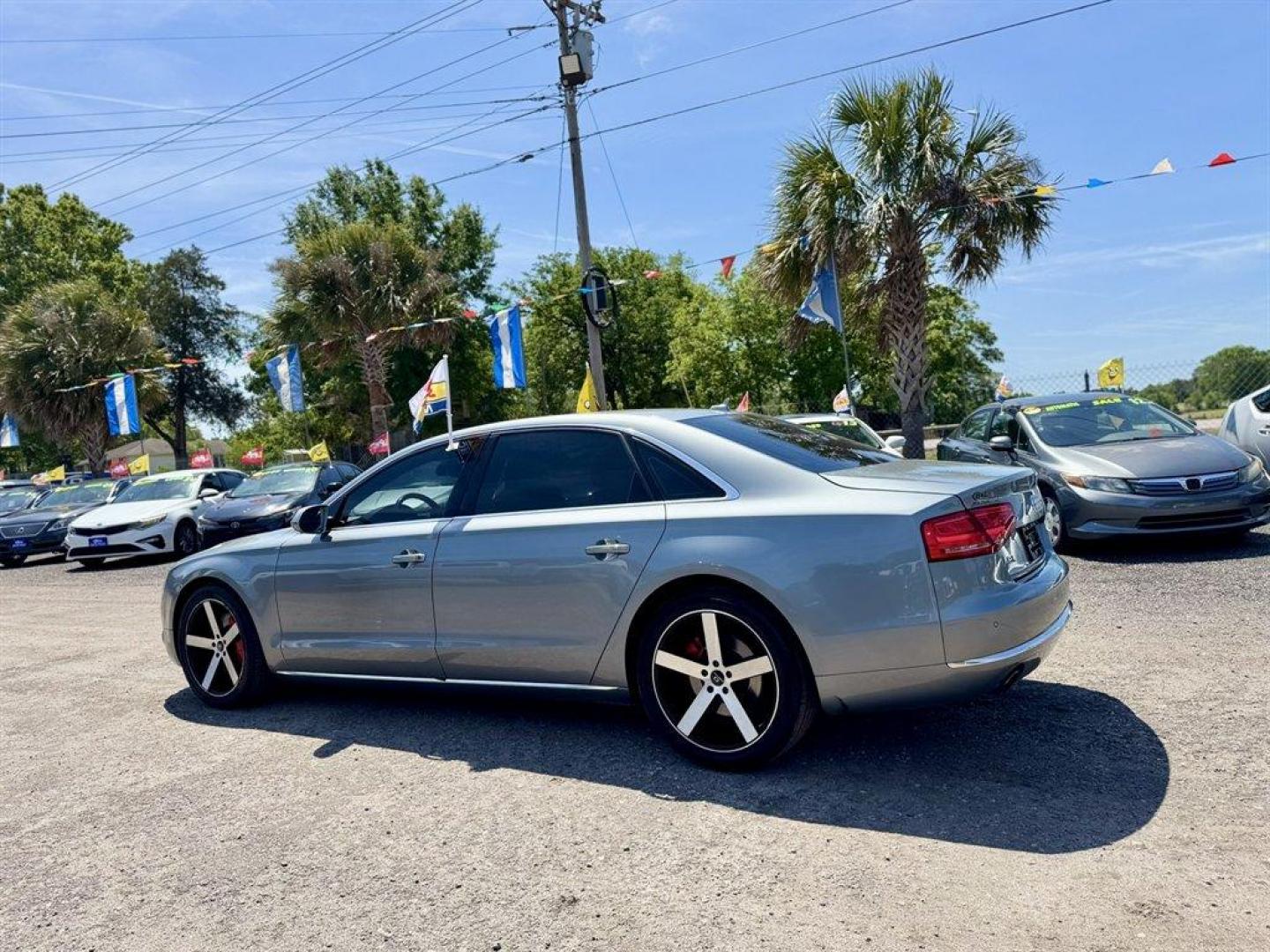 2013 Silver /Black Audi A8 (WAURGAFD0DN) with an 3.0l V6 DI Dohc S/C 3.0l engine, Automatic transmission, located at 745 East Steele Rd., West Columbia, SC, 29170, (803) 755-9148, 33.927212, -81.148483 - Photo#5