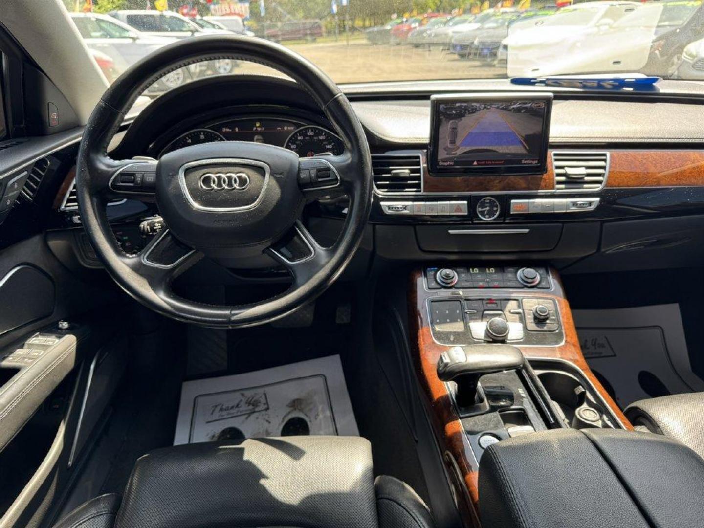 2013 Silver /Black Audi A8 (WAURGAFD0DN) with an 3.0l V6 DI Dohc S/C 3.0l engine, Automatic transmission, located at 745 East Steele Rd., West Columbia, SC, 29170, (803) 755-9148, 33.927212, -81.148483 - Photo#6