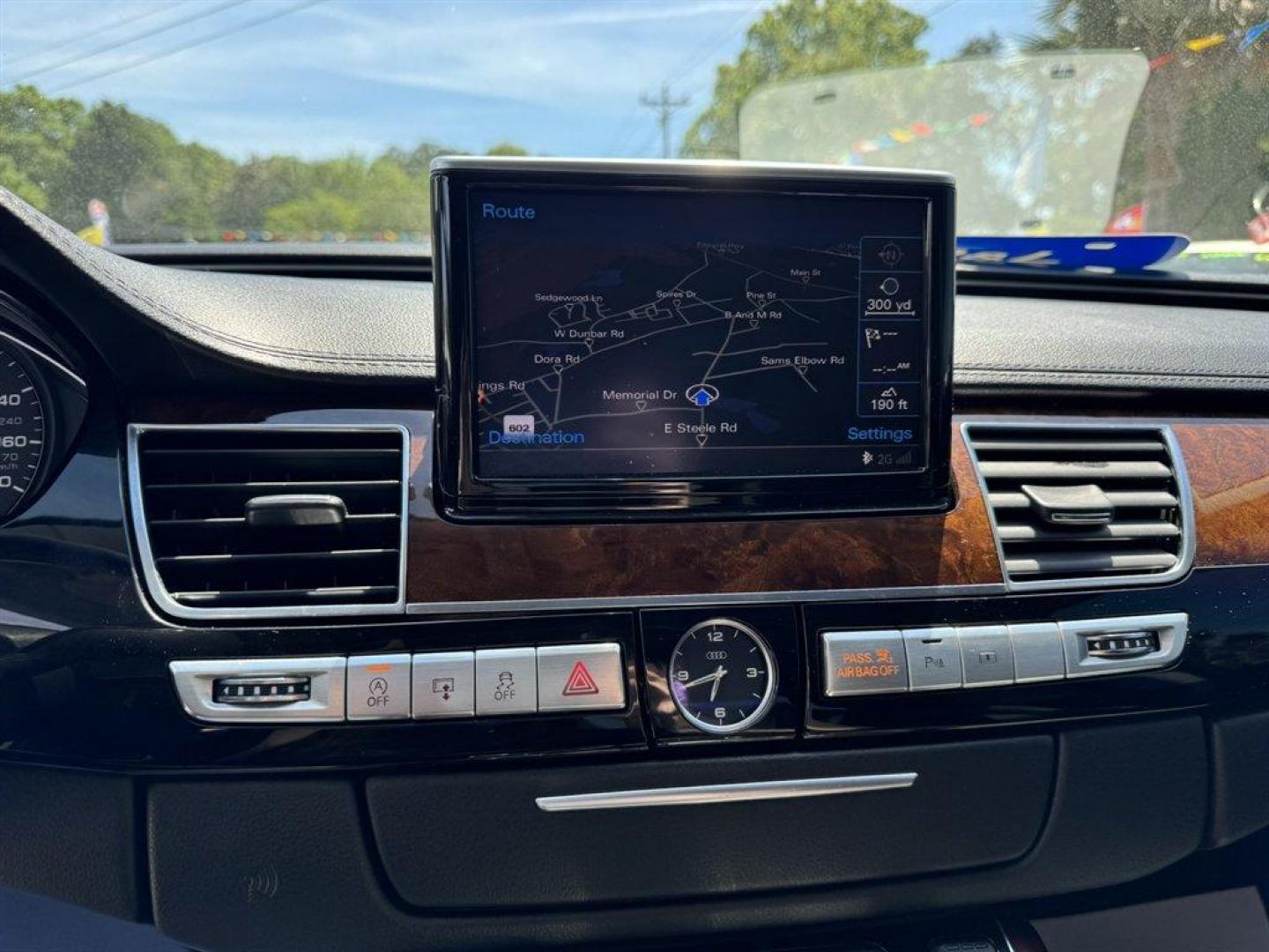 2013 Silver /Black Audi A8 (WAURGAFD0DN) with an 3.0l V6 DI Dohc S/C 3.0l engine, Automatic transmission, located at 745 East Steele Rd., West Columbia, SC, 29170, (803) 755-9148, 33.927212, -81.148483 - Photo#12