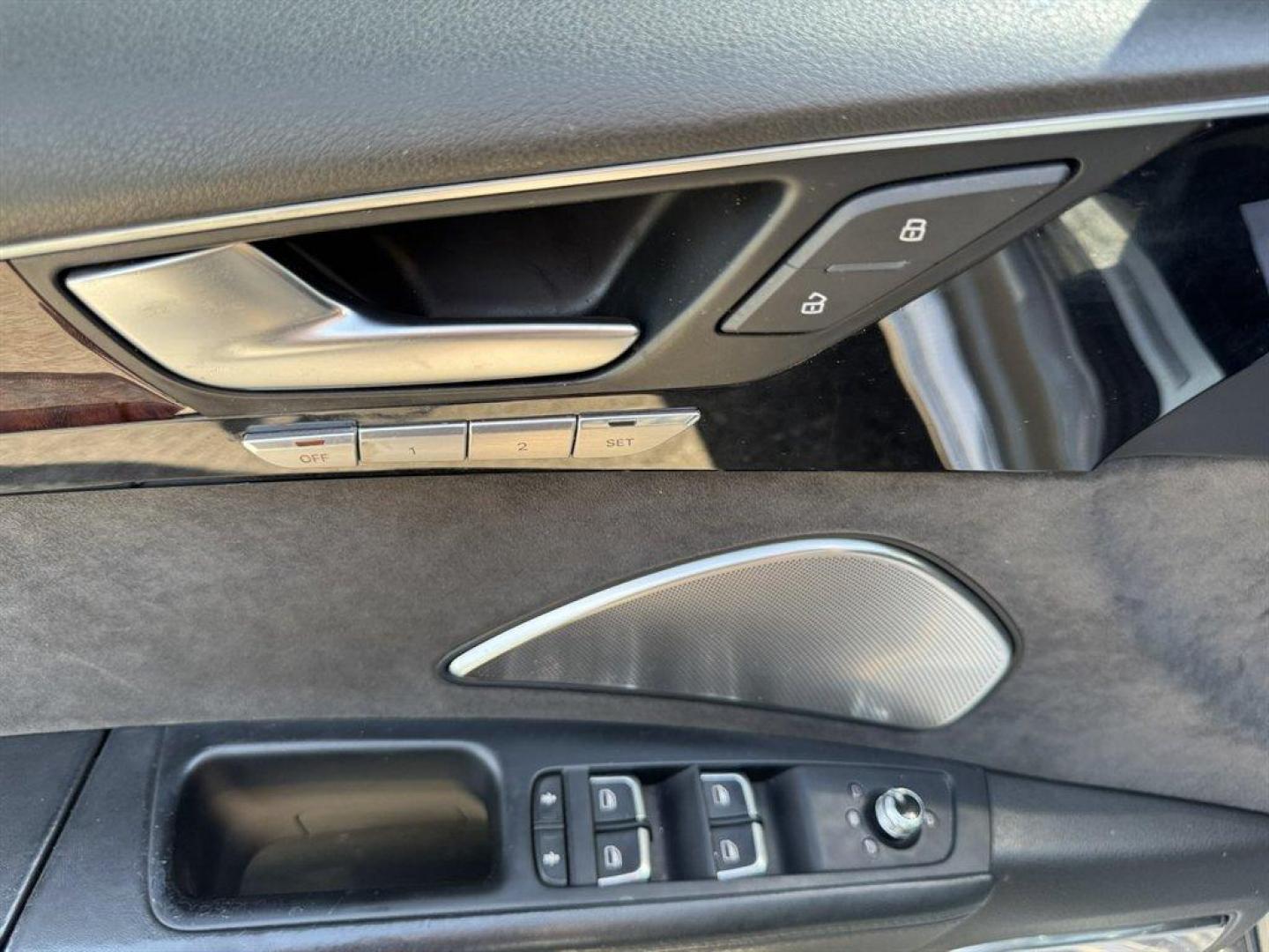 2013 Silver /Black Audi A8 (WAURGAFD0DN) with an 3.0l V6 DI Dohc S/C 3.0l engine, Automatic transmission, located at 745 East Steele Rd., West Columbia, SC, 29170, (803) 755-9148, 33.927212, -81.148483 - Photo#22