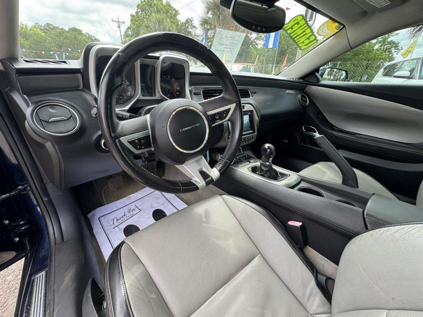 2010 Blue /Grey Chevrolet Camaro (2G1FT1EW9A9) with an 6.2l V8 SFI OHV HO 6.2l engine, Manual transmission, located at 745 East Steele Rd., West Columbia, SC, 29170, (803) 755-9148, 33.927212, -81.148483- Photo#6