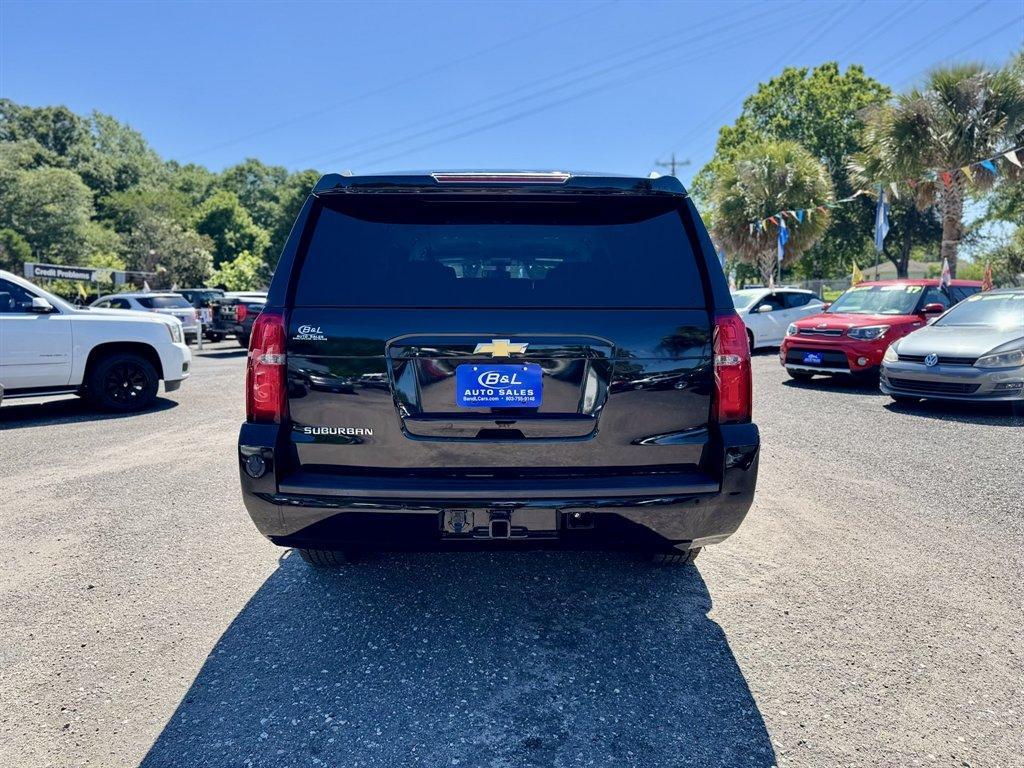 2015 Black /Black Chevrolet Suburban (1GNSKHKCXFR) with an 5.3l V8 DI VVT Flex 5.3l engine, Automatic transmission, located at 745 East Steele Rd., West Columbia, SC, 29170, (803) 755-9148, 33.927212, -81.148483 - Photo#4