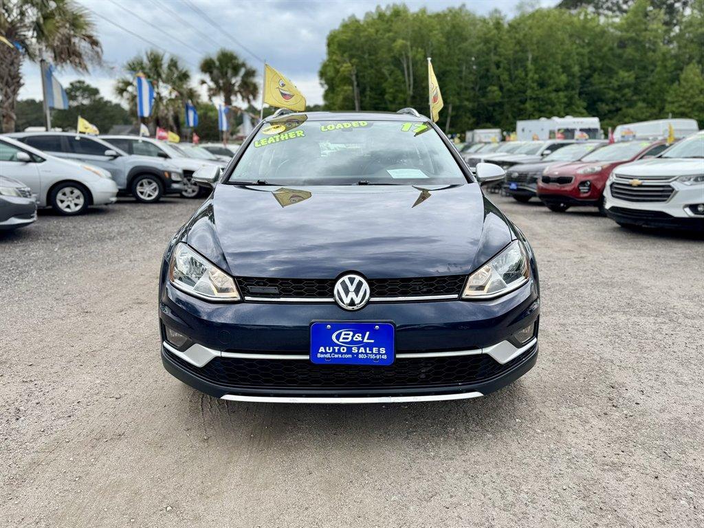 2017 Blue /Black Volkswagen Golf Alltrack (3VWH17AU2HM) with an 1.8l I-4 DI Dohc T/C 1.8l engine, Automatic transmission, located at 745 East Steele Rd., West Columbia, SC, 29170, (803) 755-9148, 33.927212, -81.148483 - Photo#1