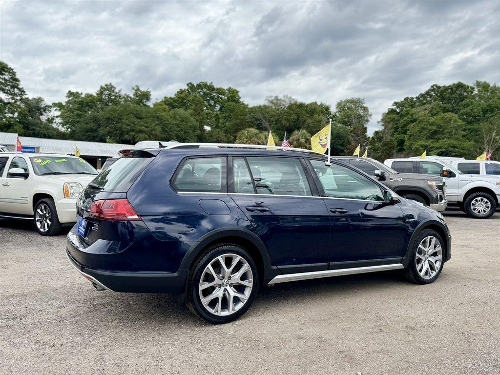 2017 Blue /Black Volkswagen Golf Alltrack (3VWH17AU2HM) with an 1.8l I-4 DI Dohc T/C 1.8l engine, Automatic transmission, located at 745 East Steele Rd., West Columbia, SC, 29170, (803) 755-9148, 33.927212, -81.148483 - Photo#3