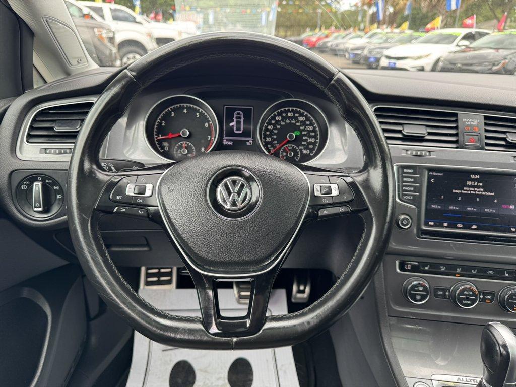 2017 Blue /Black Volkswagen Golf Alltrack (3VWH17AU2HM) with an 1.8l I-4 DI Dohc T/C 1.8l engine, Automatic transmission, located at 745 East Steele Rd., West Columbia, SC, 29170, (803) 755-9148, 33.927212, -81.148483 - Photo#7