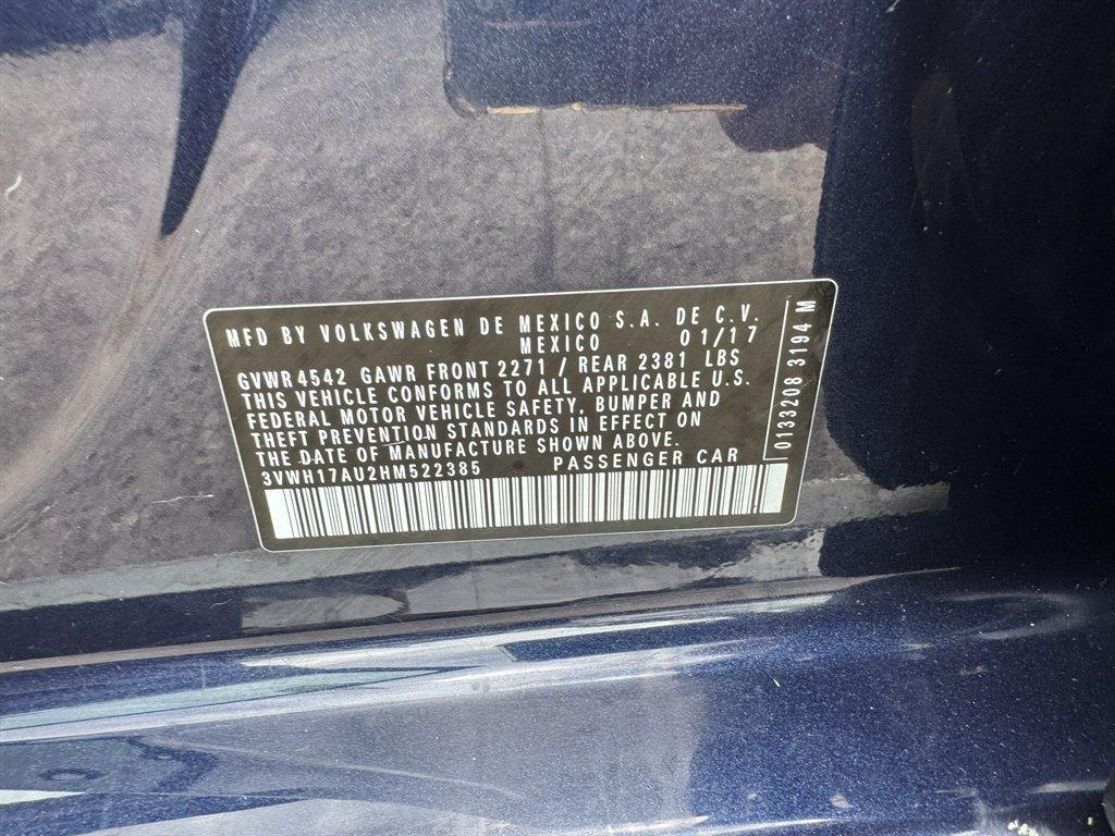 2017 Blue /Black Volkswagen Golf Alltrack (3VWH17AU2HM) with an 1.8l I-4 DI Dohc T/C 1.8l engine, Automatic transmission, located at 745 East Steele Rd., West Columbia, SC, 29170, (803) 755-9148, 33.927212, -81.148483 - Photo#36