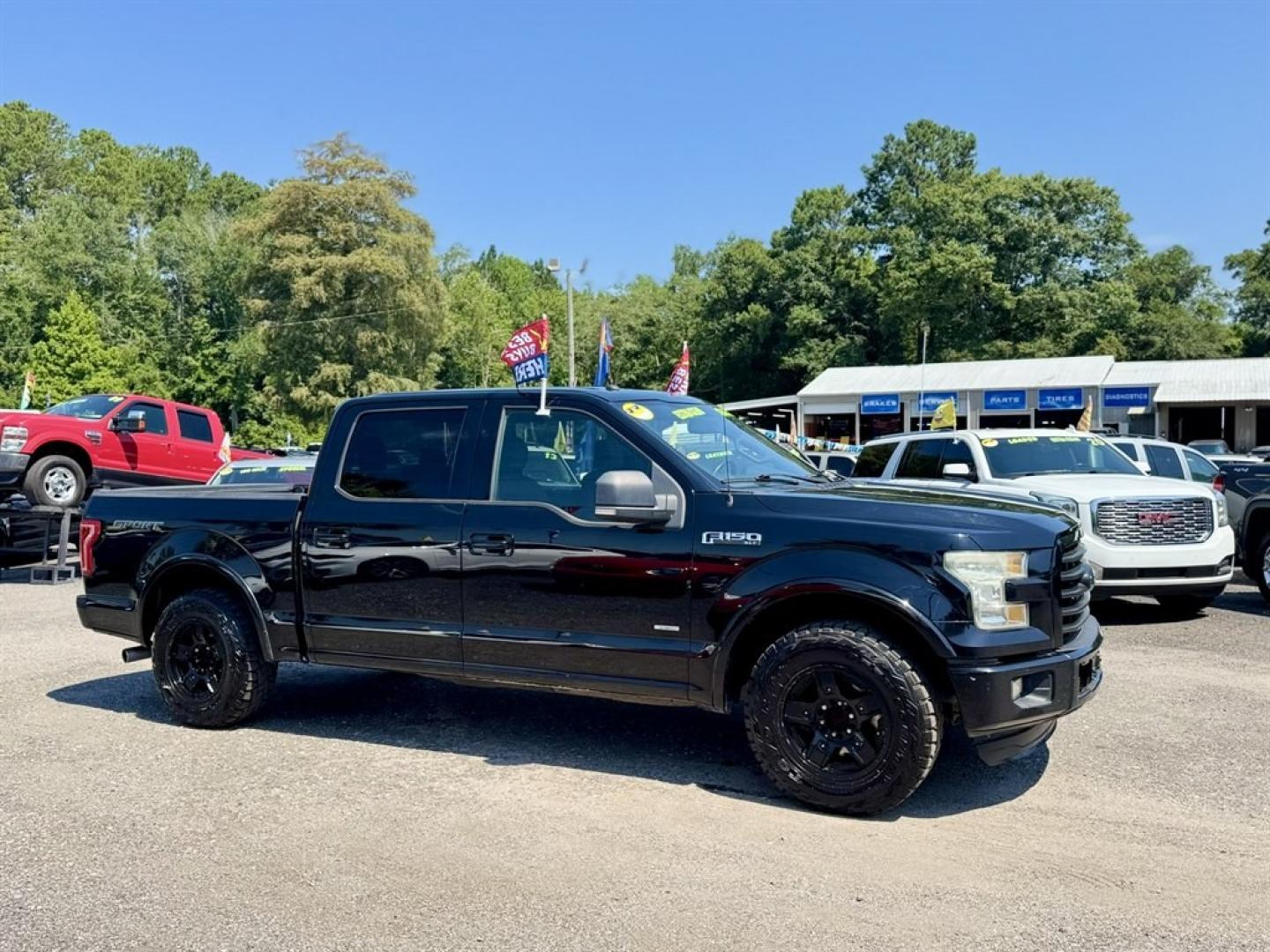 2016 Black /Black Ford F150 (1FTEW1CPXGF) with an 2.7l V6 DI T/C Ecoboost 2 engine, Automatic transmission, located at 745 East Steele Rd., West Columbia, SC, 29170, (803) 755-9148, 33.927212, -81.148483- Photo#2