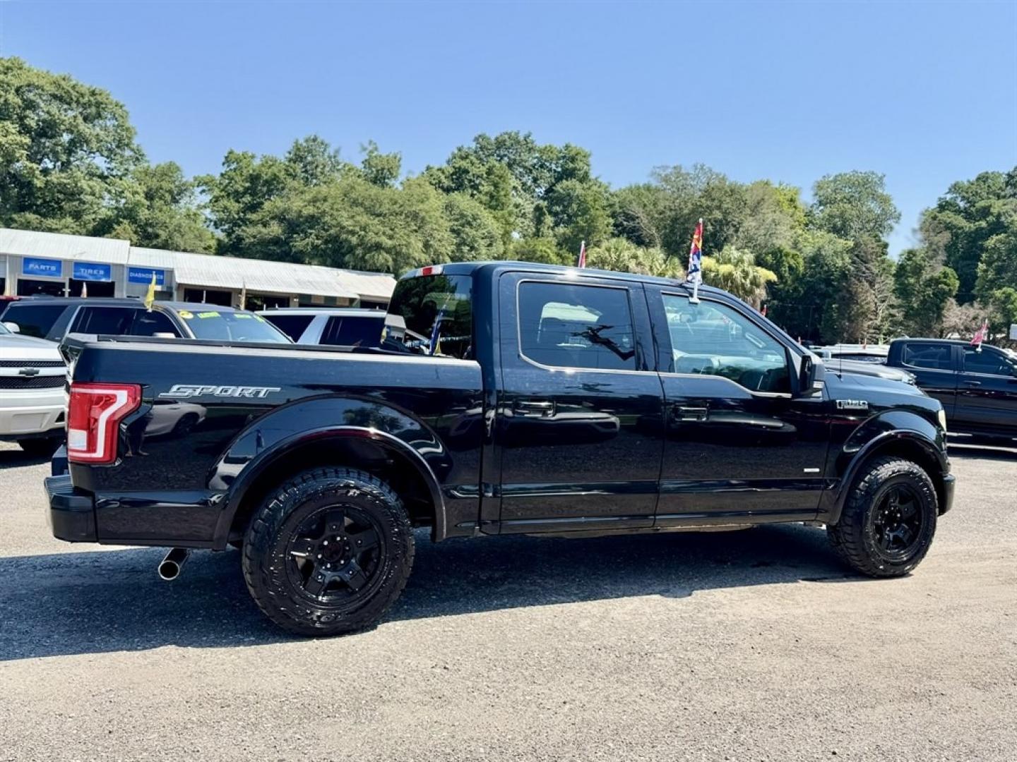 2016 Black /Black Ford F150 (1FTEW1CPXGF) with an 2.7l V6 DI T/C Ecoboost 2 engine, Automatic transmission, located at 745 East Steele Rd., West Columbia, SC, 29170, (803) 755-9148, 33.927212, -81.148483- Photo#3