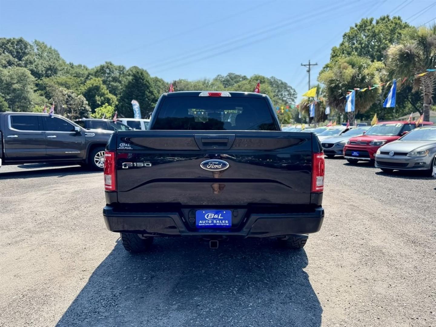 2016 Black /Black Ford F150 (1FTEW1CPXGF) with an 2.7l V6 DI T/C Ecoboost 2 engine, Automatic transmission, located at 745 East Steele Rd., West Columbia, SC, 29170, (803) 755-9148, 33.927212, -81.148483- Photo#4