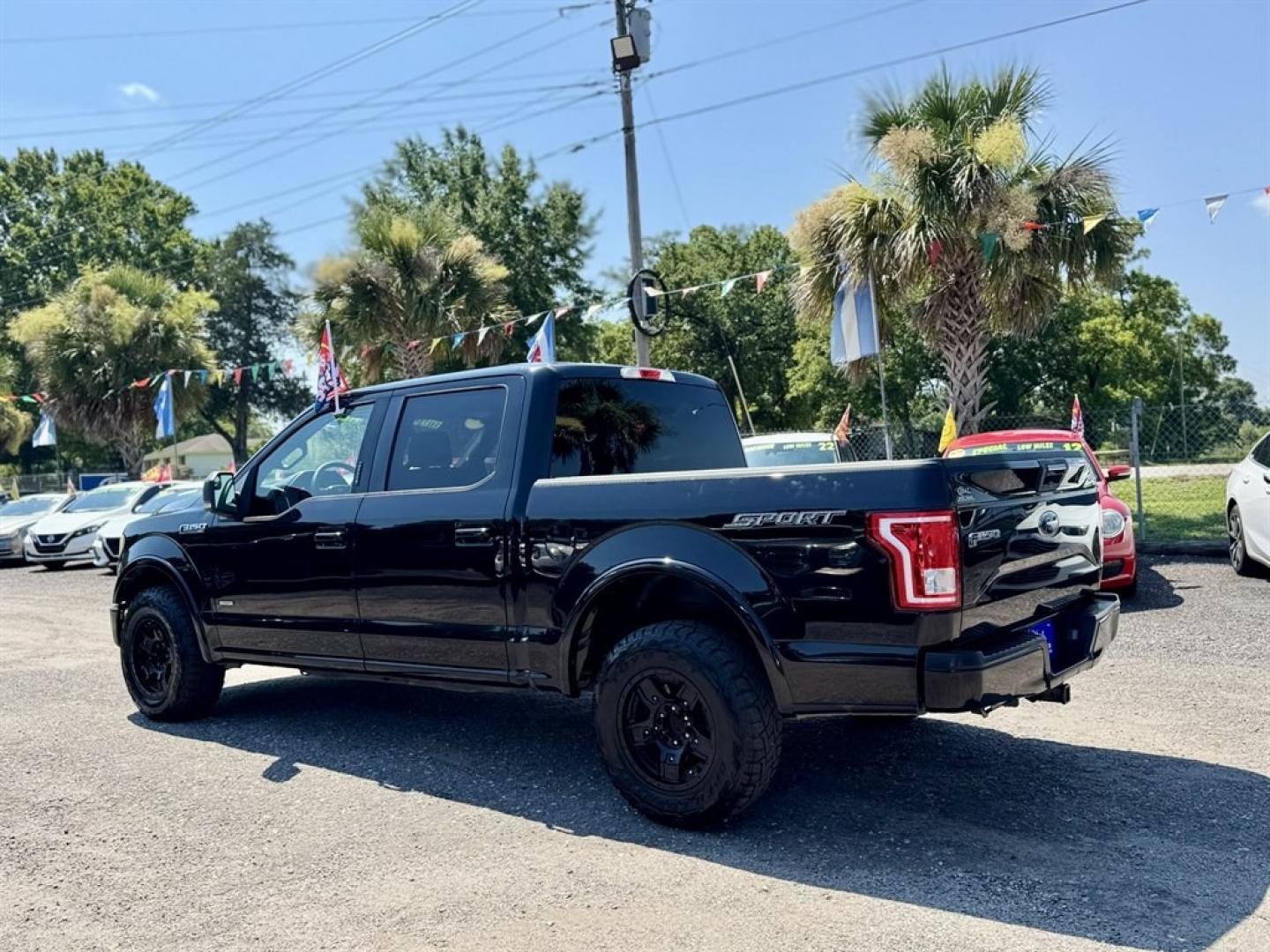 2016 Black /Black Ford F150 (1FTEW1CPXGF) with an 2.7l V6 DI T/C Ecoboost 2 engine, Automatic transmission, located at 745 East Steele Rd., West Columbia, SC, 29170, (803) 755-9148, 33.927212, -81.148483- Photo#5
