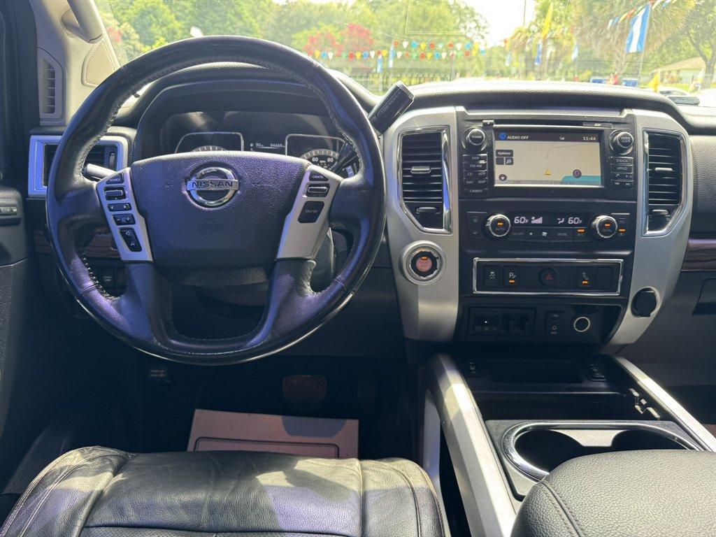 2016 Blue /Black Nissan Titan XD (1N6BA1F23GN) with an 5.0l V8 DI Dohc Tdsl 5.0l engine, Automatic transmission, located at 745 East Steele Rd., West Columbia, SC, 29170, (803) 755-9148, 33.927212, -81.148483- Photo#6