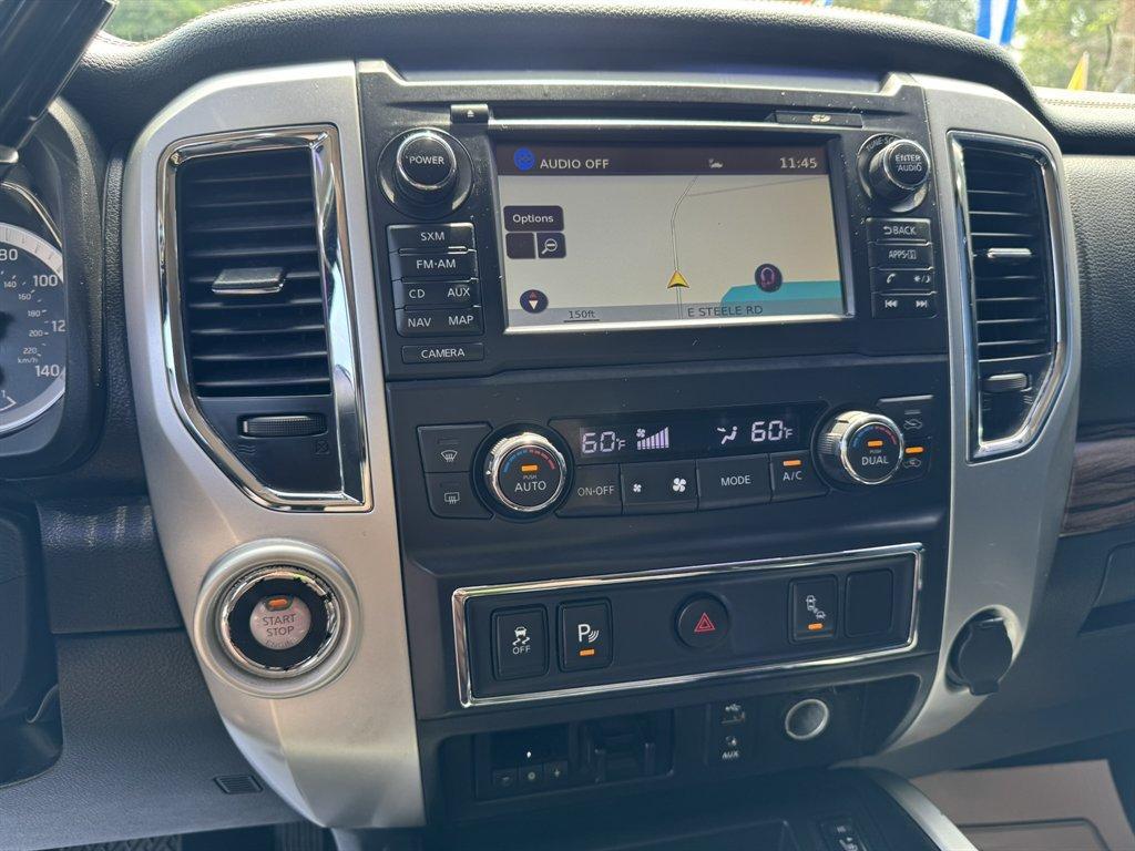 2016 Blue /Black Nissan Titan XD (1N6BA1F23GN) with an 5.0l V8 DI Dohc Tdsl 5.0l engine, Automatic transmission, located at 745 East Steele Rd., West Columbia, SC, 29170, (803) 755-9148, 33.927212, -81.148483- Photo#12