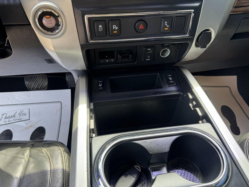 2016 Blue /Black Nissan Titan XD (1N6BA1F23GN) with an 5.0l V8 DI Dohc Tdsl 5.0l engine, Automatic transmission, located at 745 East Steele Rd., West Columbia, SC, 29170, (803) 755-9148, 33.927212, -81.148483- Photo#14