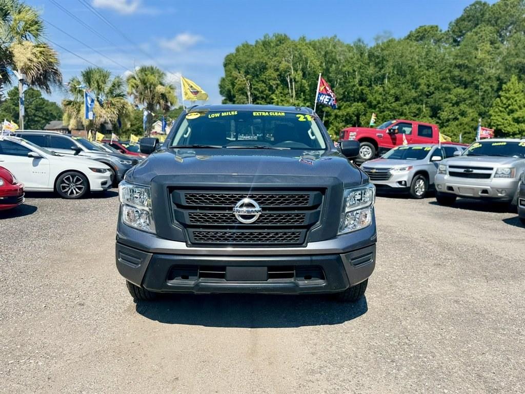 2021 Grey /Ivory Nissan Titan (1N6AA1CE2MN) with an 5.6l V8 DI Dohc 5.6l engine, Automatic transmission, located at 745 East Steele Rd., West Columbia, SC, 29170, (803) 755-9148, 33.927212, -81.148483- Photo#1