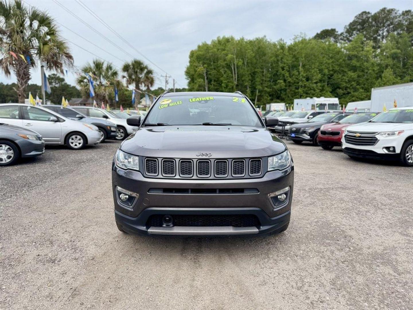 2021 Grey /Black Jeep Compass (3C4NJCEB0MT) with an 2.4l I-4 MPI Sohc 2.4l engine, Automatic transmission, located at 745 East Steele Rd., West Columbia, SC, 29170, (803) 755-9148, 33.927212, -81.148483 - Photo#1