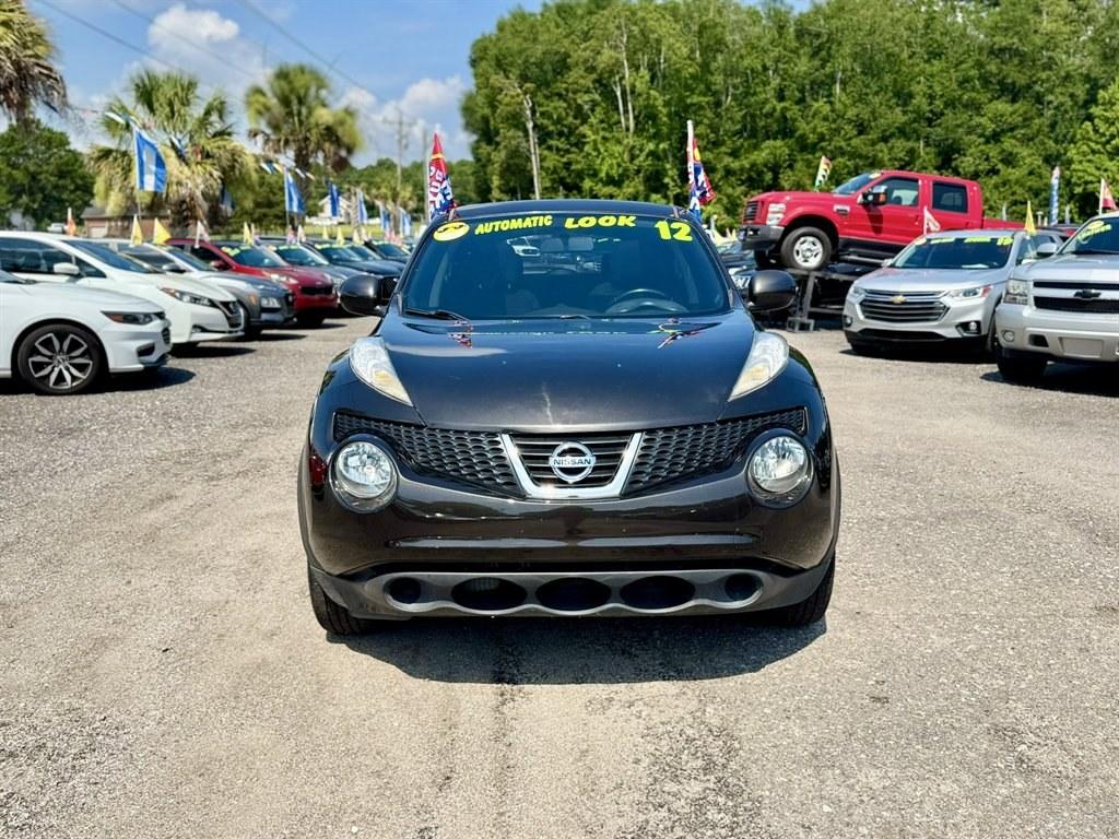 2012 Black /Black Nissan Juke (JN8AF5MR2CT) with an 1.6l I-4 DI Dohc T/C 1.6l engine, Automatic transmission, located at 745 East Steele Rd., West Columbia, SC, 29170, (803) 755-9148, 33.927212, -81.148483- Photo#1