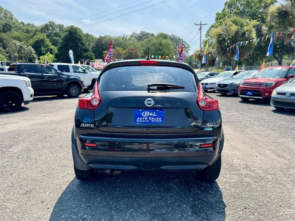 2012 Black /Black Nissan Juke (JN8AF5MR2CT) with an 1.6l I-4 DI Dohc T/C 1.6l engine, Automatic transmission, located at 745 East Steele Rd., West Columbia, SC, 29170, (803) 755-9148, 33.927212, -81.148483- Photo#4