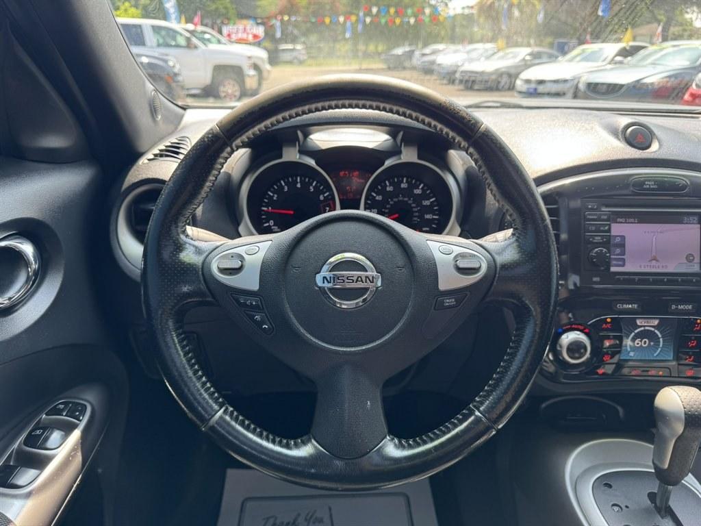 2012 Black /Black Nissan Juke (JN8AF5MR2CT) with an 1.6l I-4 DI Dohc T/C 1.6l engine, Automatic transmission, located at 745 East Steele Rd., West Columbia, SC, 29170, (803) 755-9148, 33.927212, -81.148483- Photo#7