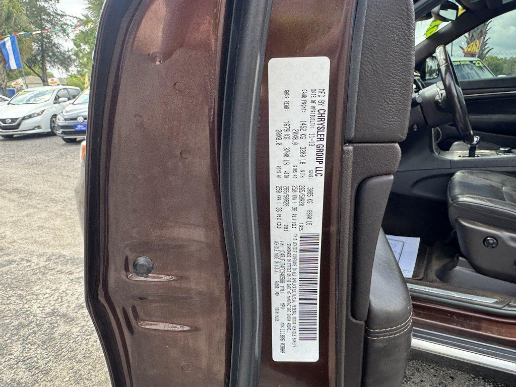 2014 Brown /Brown Jeep Grand Cherokee (1C4RJFJT4EC) with an 5.7l V8 MPI Hemi 5.7l engine, Automatic transmission, located at 745 East Steele Rd., West Columbia, SC, 29170, (803) 755-9148, 33.927212, -81.148483 - Photo#39