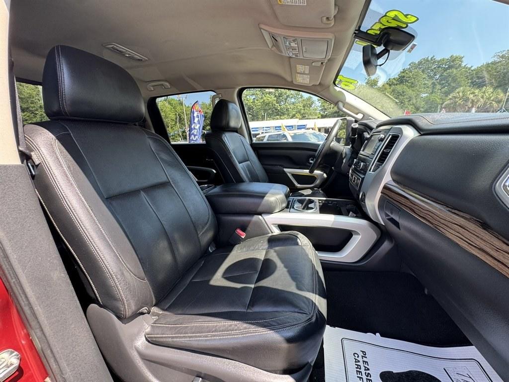 2016 Red /Black Nissan Titan XD (1N6BA1F24GN) with an 5.0l V8 DI Dohc Tdsl 5.0l engine, Automatic transmission, located at 745 East Steele Rd., West Columbia, SC, 29170, (803) 755-9148, 33.927212, -81.148483- Photo#28