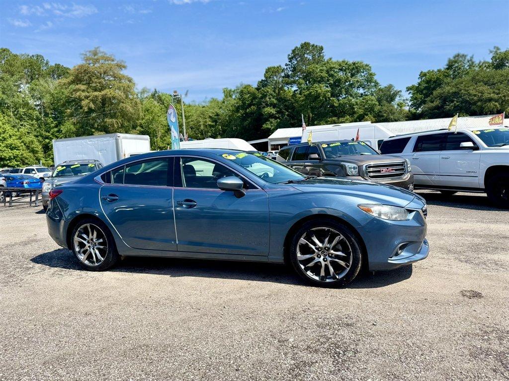2015 Blue /Black Mazda Mazda6 (JM1GJ1W63F1) with an 2.5l I-4 DI Dohc 2.5l engine, Automatic transmission, located at 745 East Steele Rd., West Columbia, SC, 29170, (803) 755-9148, 33.927212, -81.148483 - Photo#2