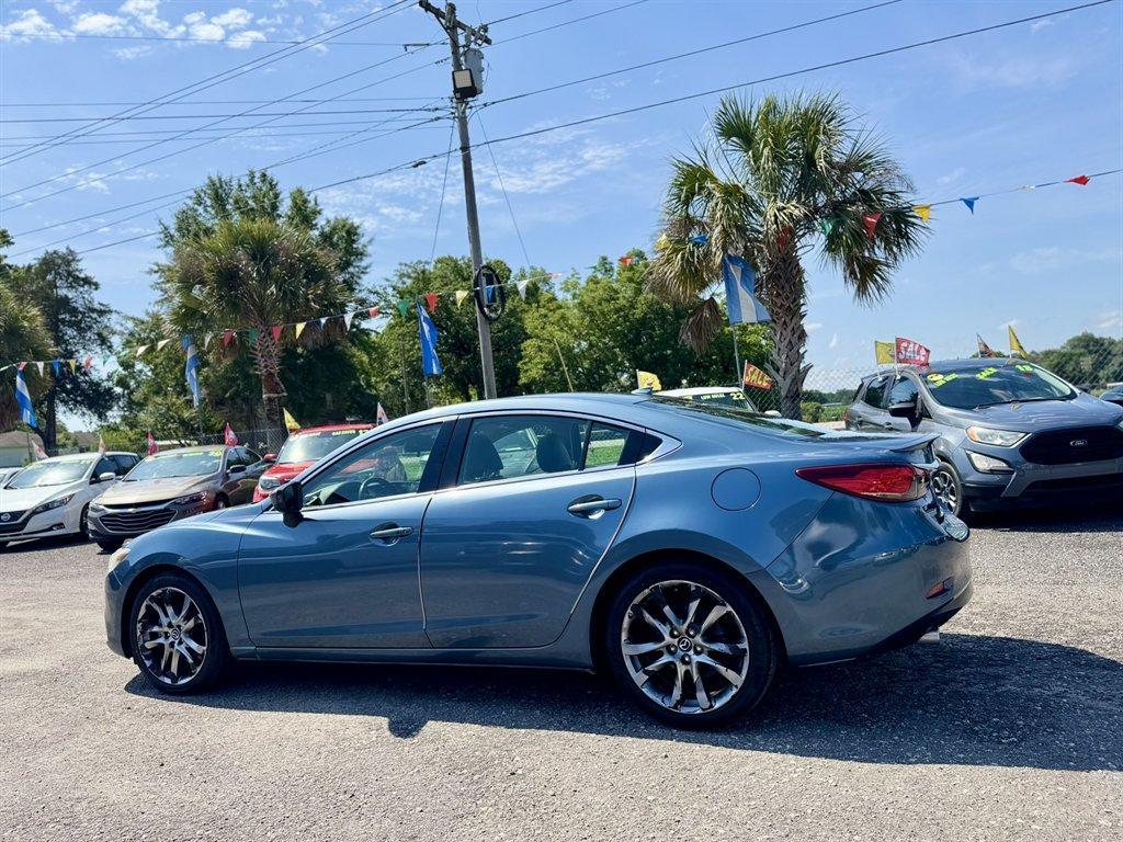 2015 Blue /Black Mazda Mazda6 (JM1GJ1W63F1) with an 2.5l I-4 DI Dohc 2.5l engine, Automatic transmission, located at 745 East Steele Rd., West Columbia, SC, 29170, (803) 755-9148, 33.927212, -81.148483 - Photo#5