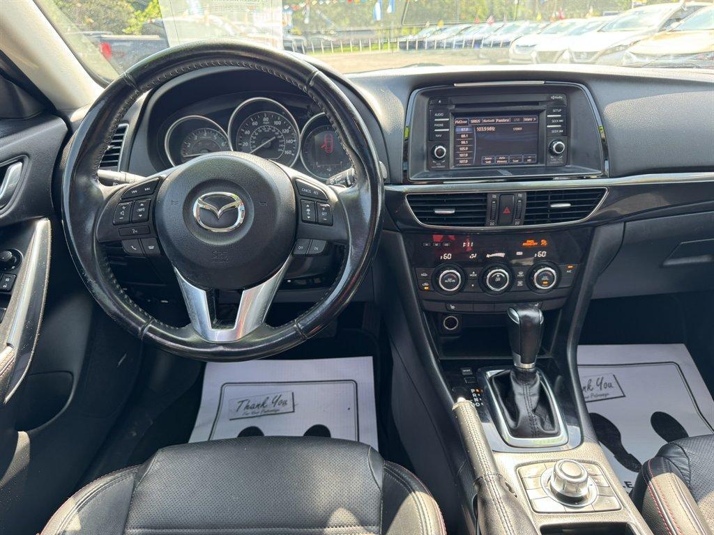 2015 Blue /Black Mazda Mazda6 (JM1GJ1W63F1) with an 2.5l I-4 DI Dohc 2.5l engine, Automatic transmission, located at 745 East Steele Rd., West Columbia, SC, 29170, (803) 755-9148, 33.927212, -81.148483 - Photo#6